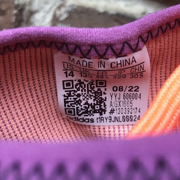 Adidas The Gravel Cycling Shoes Size 14 US Men’s Orange Purple Style GX1665 - Picture 2 of 11